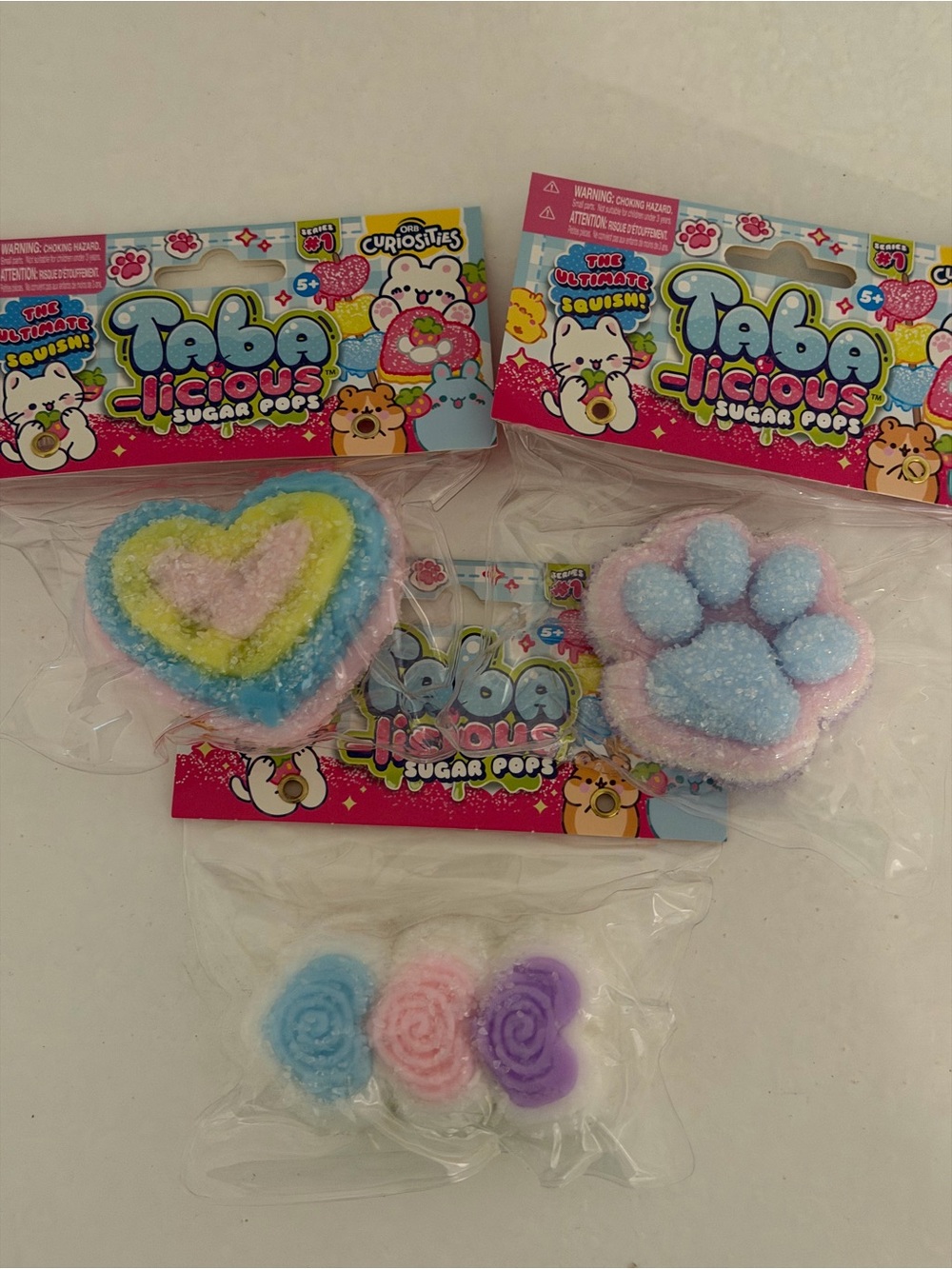 Taba Sugar Pops Squishy Bundle (Set of 3)